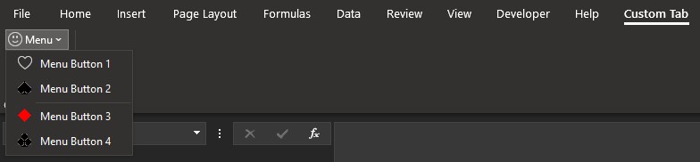 Custom Ribbon Menu